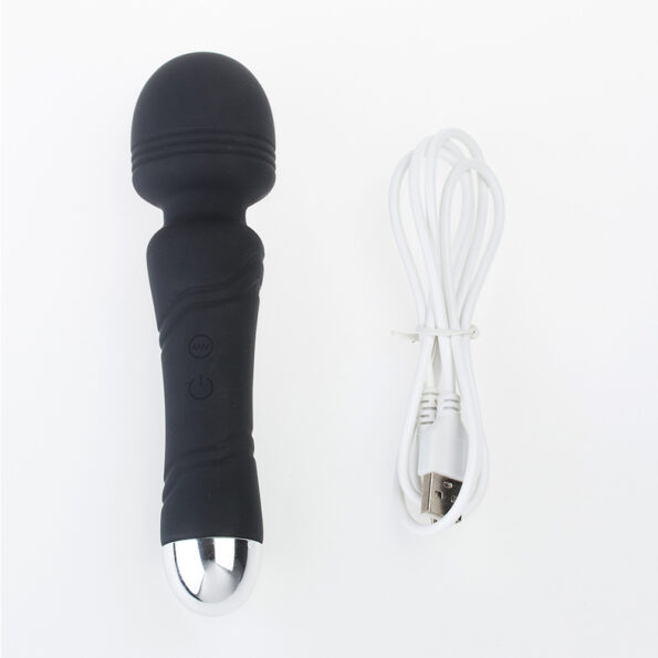 10 Frequency Vibration Mini Silicone AV Wand Massagers (7)