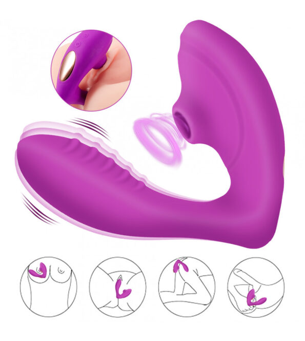 2 In 1 G Spot Clitoral Sucking Vibrator (1)