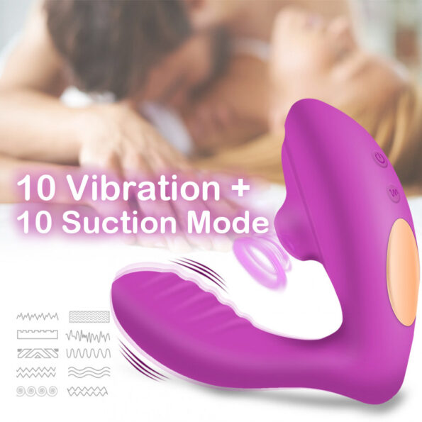 2 In 1 G Spot Clitoral Sucking Vibrator (4)