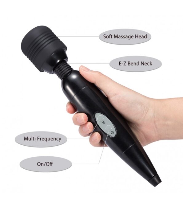 360 Degree Bendable Neck Handheld Magic Wand Massager (4)