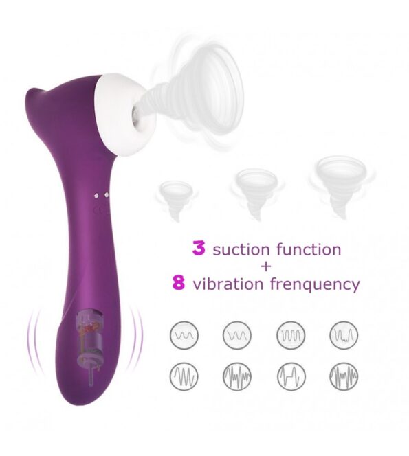 8 Powerful Vibration Rechargeable Clitoral Sucking Vibrator (2)