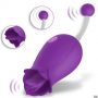 Clit Stimulator Flicking Tongue Vibrator Rose Shape (1)