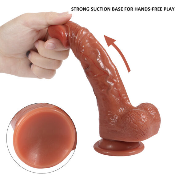 Lifelike Dildo 7.8 Inch With Suction Cup Realistic Shape (4)