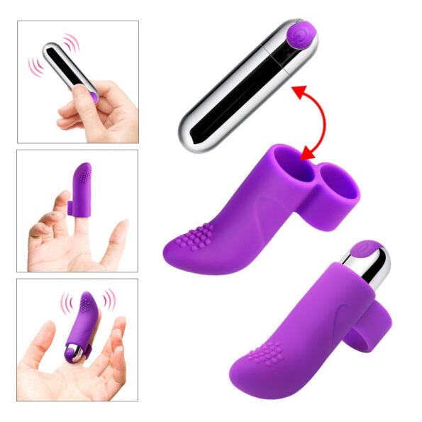 Mini Bullet Finger Vibrator Rechargeable (6)