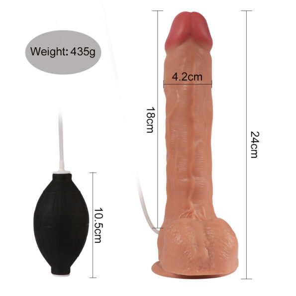 Realistic Dildo With Squirting Water Spray Function (10)