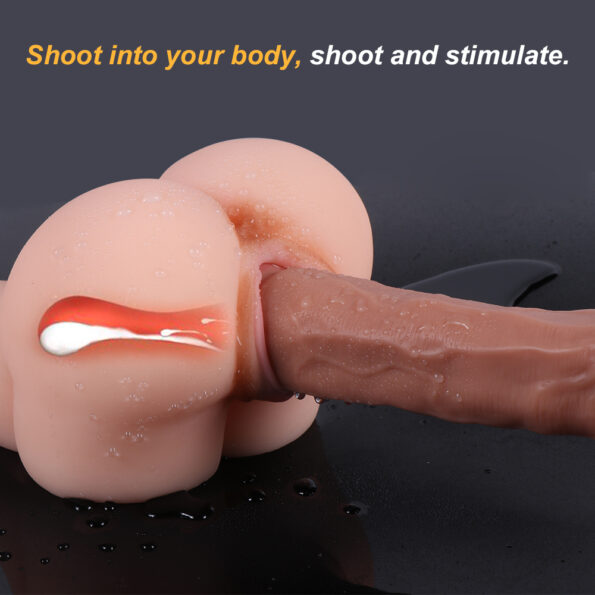 Realistic Dildo With Squirting Water Spray Function (6)