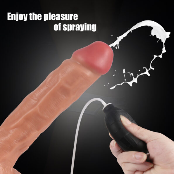 Realistic Dildo With Squirting Water Spray Function (7)