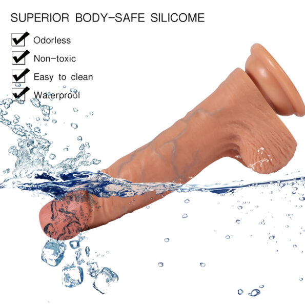 Realistic Dildo With Suction Cup Large Real Feel Dildos (4)