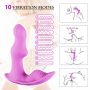 Silicone G-Spot Butterfly Remote Dildo Vibrating Wearable Vibrator (1)