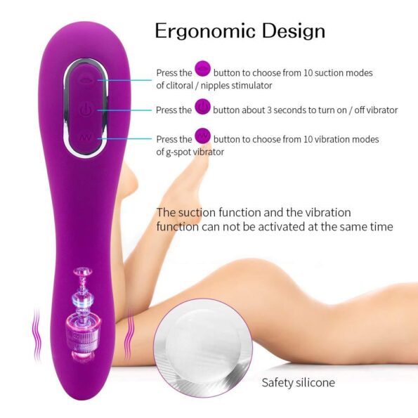 Sucking 10 Frequency Vibrator Clitoral Stimulator Masturbator (7)