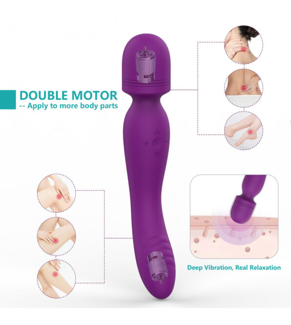 body wand massager,vagina magic vibrator,bodywand massager for women,body wand vibrator,silicone bodywand vibrator,purple body wand massger,purple body wand vibrator,g-spot vibrator