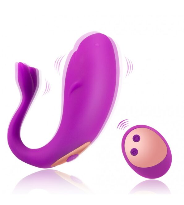 Wireless Remote Control Waterproof Small Whale Vibrator Jumb Egg (1)