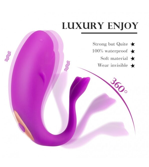 Wireless Remote Control Waterproof Small Whale Vibrator Jumb Egg (4)