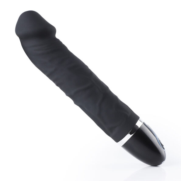 Black Penis Glans 7 Vibration Realistic Dildo (1)