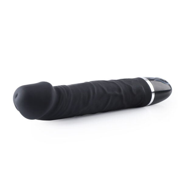 Black Penis Glans 7 Vibration Realistic Dildo (2)