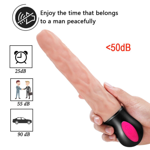 Realistic Big Huge Long Heating Dildo Vibrator (2)