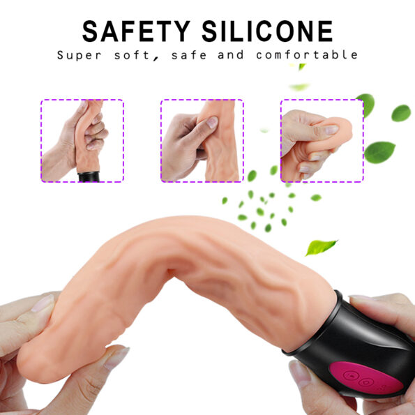 Realistic Big Huge Long Heating Dildo Vibrator (6)