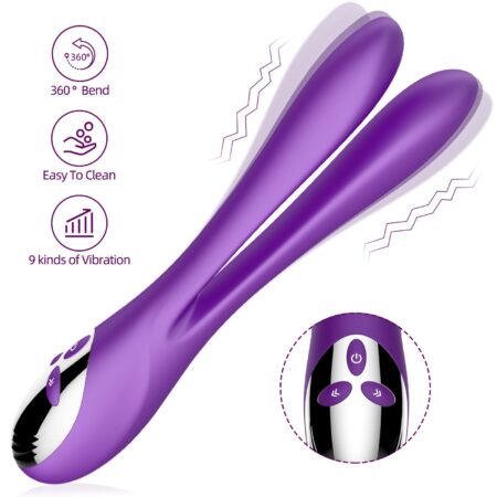 Y Shaped Flexible Vibrator,stimulation g spot vibrator,vibration clit vibrators,clit g spot vibrator,clit g spot vibe,clitoral vibrator,best clit vibrator,clit vibrator for women