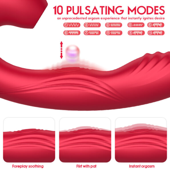 3 In 1 Clitoral Sucking Vibrator Multifunctional Massager (3)