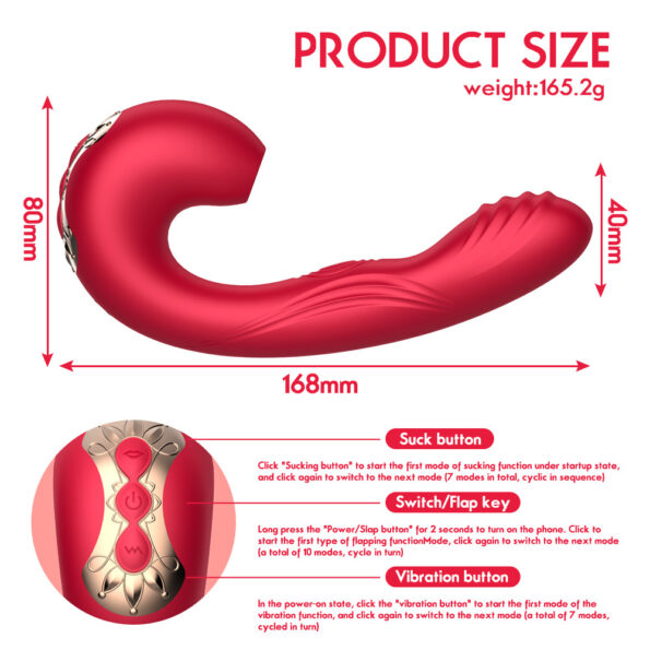 3 In 1 Clitoral Sucking Vibrator Multifunctional Massager (7)