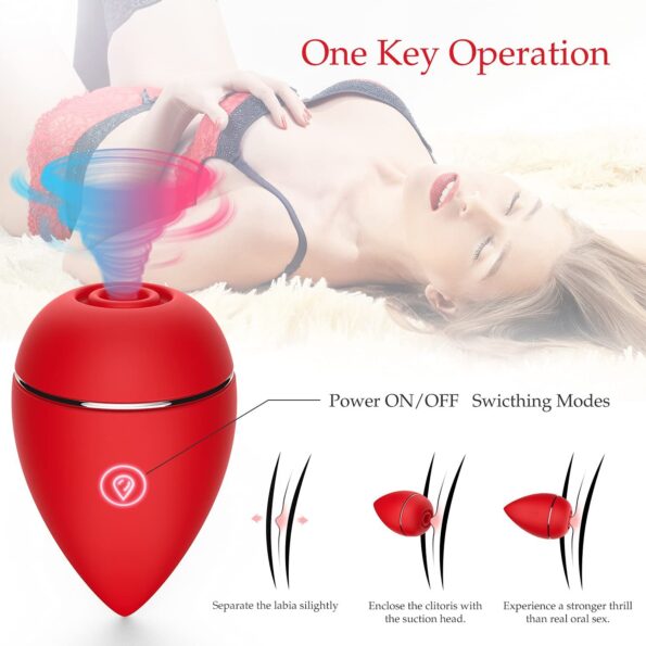 Rose Sucking Vibrator Clitoral Nipple Stimulator Egg Toys (3)