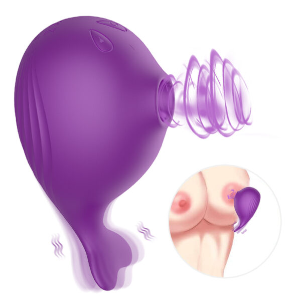 clitoral sucking vibrator,purple sucking toys,clitoral for women toys,little whale clitoral sucking vibrator,G-Spot massager,whale G-Spot vibrator toy,tongue sucking vibrator