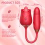 Rose 3.0 Clitoral Tongue Licking Dildo G Spot Vibrator (1)