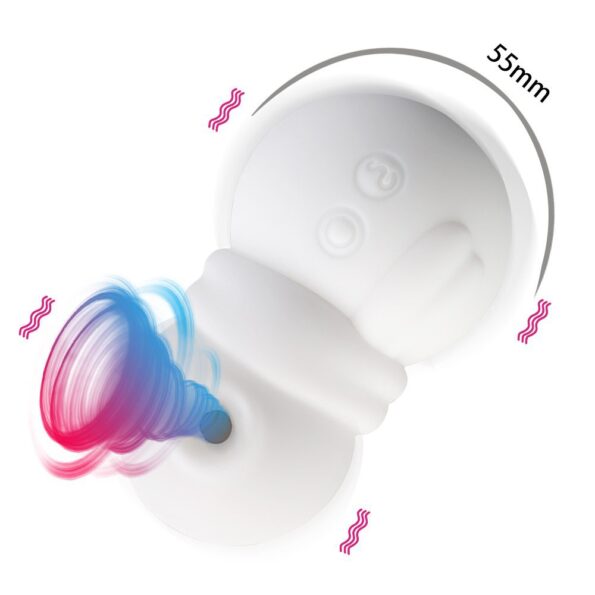 Snowman Clit Sucker Vibrator G-spot Tongue Clitoris Nipple Toys (2)
