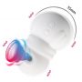 Snowman Clit Sucker Vibrator G-spot Tongue Clitoris Nipple Toys (1)