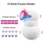 Snowman Clit Sucker Vibrator G-spot Tongue Clitoris Nipple Toys (1)