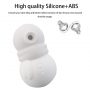 Snowman Clit Sucker Vibrator G-spot Tongue Clitoris Nipple Toys (1)