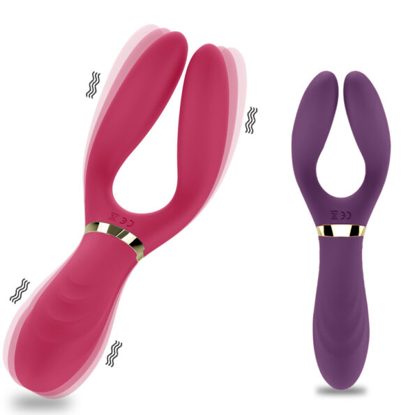 G-spot Clitoral Y-type Vibrator Masturbation Massager (1)