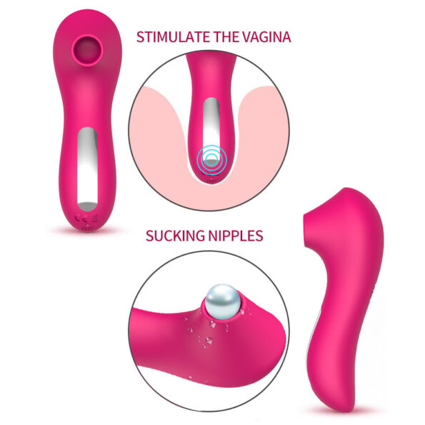 Sucking Tease Massager Clitoral G-Spot Vibrator (9)