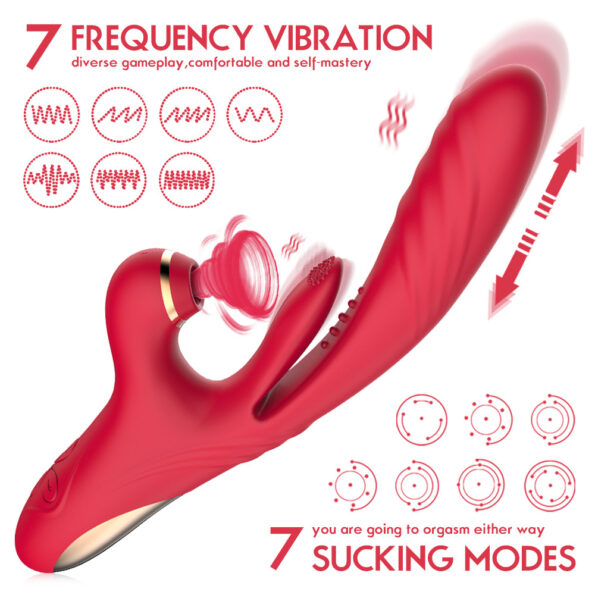 Clitoral Sucking Licking G Spot Tongue Vibrator (2)