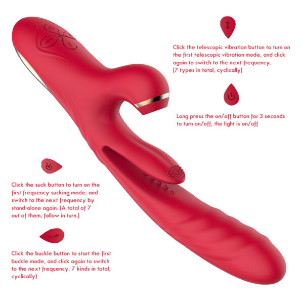 Clitoral Sucking Licking G Spot Tongue Vibrator (5)