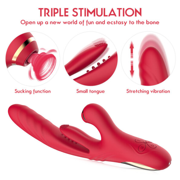 Clitoral Sucking Licking G Spot Tongue Vibrator (7)