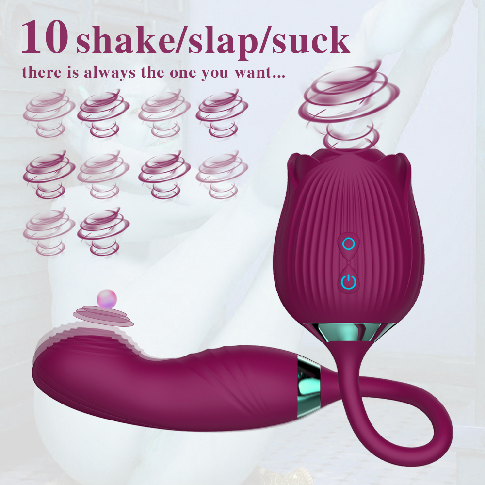 rose sucking toy,flapping vibrator,sucking flapping toy,clit vibrator,sucking vibrator with flapping
