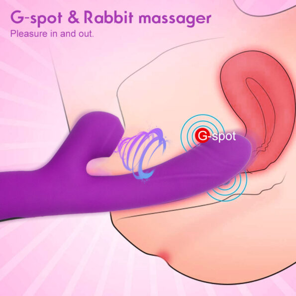Clitoral Sucking 10 Frequency G-spot Dildo Vibrator (3)