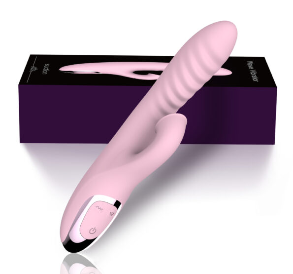 Clitoral Sucking Dildo G-spot Vibrator Electric Massage Stick (4)