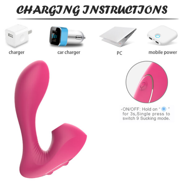 Clitoral Sucking Vibrator G Spot Clit Dildo Vibrating Egg (2)