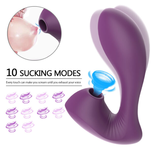 Clitoral Sucking Vibrator G Spot Clit Dildo Vibrating Egg (4)