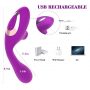 G-spot Sucking Vibrator Foldable Multi-frequency Clitoral Massager (5)