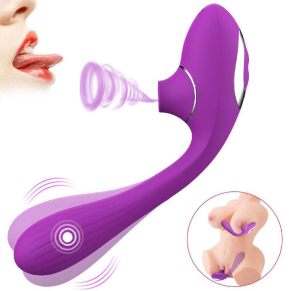 G-spot Sucking Vibrator Foldable Multi-frequency Clitoral Massager (5)
