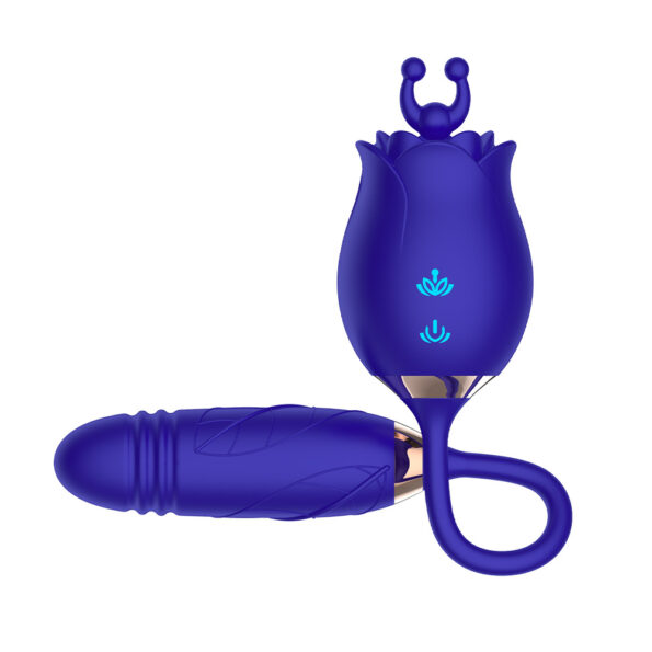 Rose 7.0 Nipple Tease Stimulator Clitoral Dildo Vibrator (10)