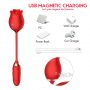 Rose 7.0 Nipple Tease Stimulator Clitoral Dildo Vibrator (1)