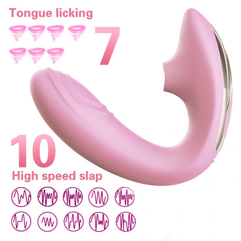 wearable Masturbator,Dual-point stimulation vibrator,female masturbator,tongue-licking vibrator,tapping vibrator