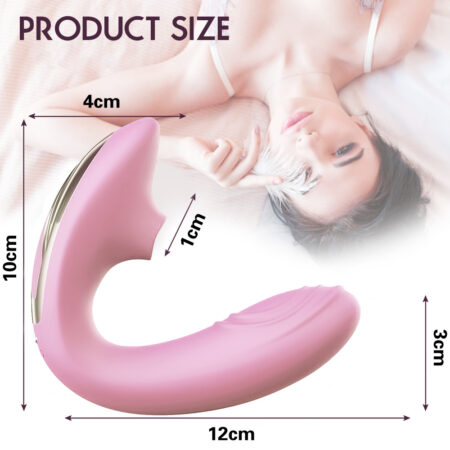 wearable Masturbator,Dual-point stimulation vibrator,female masturbator,tongue-licking vibrator,tapping vibrator