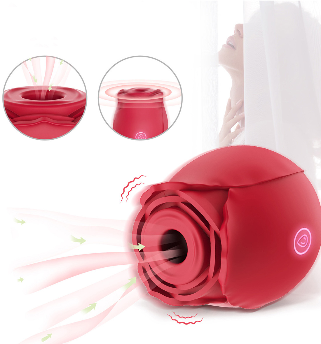 rose toy,rose vibrator,best rose vibrator,rose stimulator,rose clit vibrator