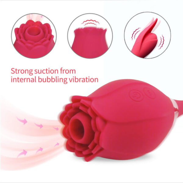 rose toy,rose vibrator,rose vibrator toy,clit sucking vibrator,sucking vibrator,rose clit vibrator