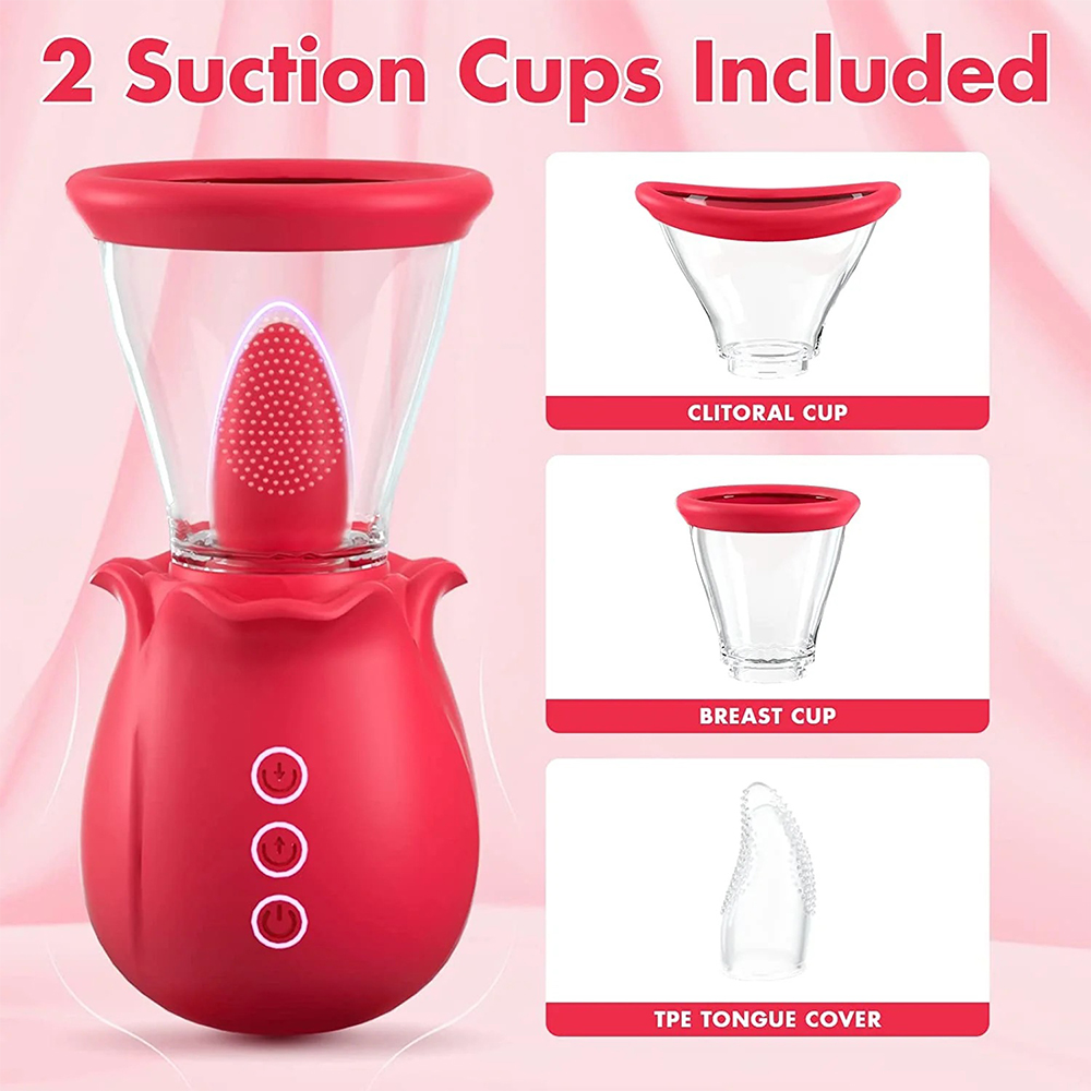 licking tongue vibrator,best tongue vibrator,rose tongue vibrator,rose suction cup,rose vibrator